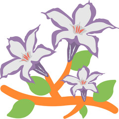 Poster - Rhododendron Vector Icon