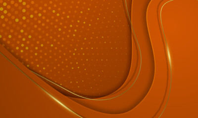 Wall Mural - 3d modern wave curve abstract presentation background