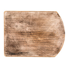 Wall Mural - Isolated old wooden cutting board