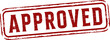© muh - Grunge rubber stamp with word Approved