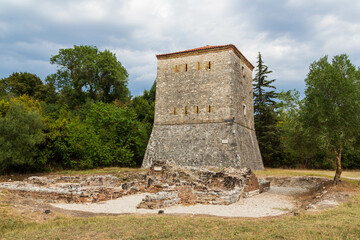 Wall Mural - Venetian tower located in Butrint national park, part of UNESCO heritage. Saranda, Albania