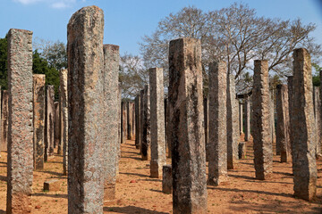 Poster - Lovamahapaya - Brazen Palace in Anuradhapura, Sri Lanka