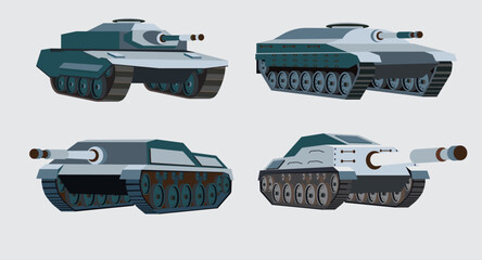 Poster - set of tank