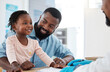 © Nina L/peopleimages.com - Doctor consultation with a black family, baby and father in a hospital or clinic office for healthcare, insurance and trust. Happy child in a checkup medical appointment with male pediatrician expert