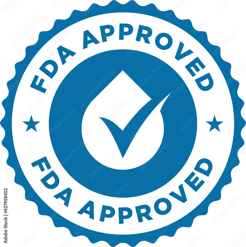 FDA Approved Food and Drug Administration icon, symbol, label, badge ...