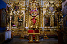 The Interior Of The Assumption Cathedral Of The 12th-19th Centuries In Vladimir, Russia
