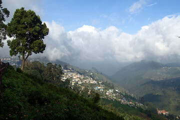 Wall Mural - Town and Landscape View, Kodaikanal