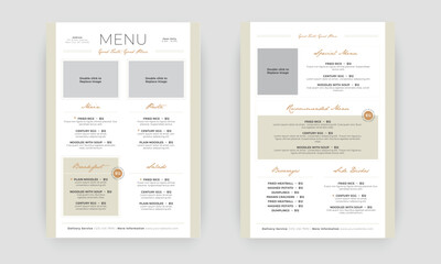 Restaurant menu template. social media marketing web banner template design. healthy food business online promotion flyer with abstract background, logo and icon. Sale cover.