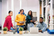 © santypan - Smart Multicultural Office Workers Portrait