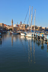 Canvas Print - The port in Акко