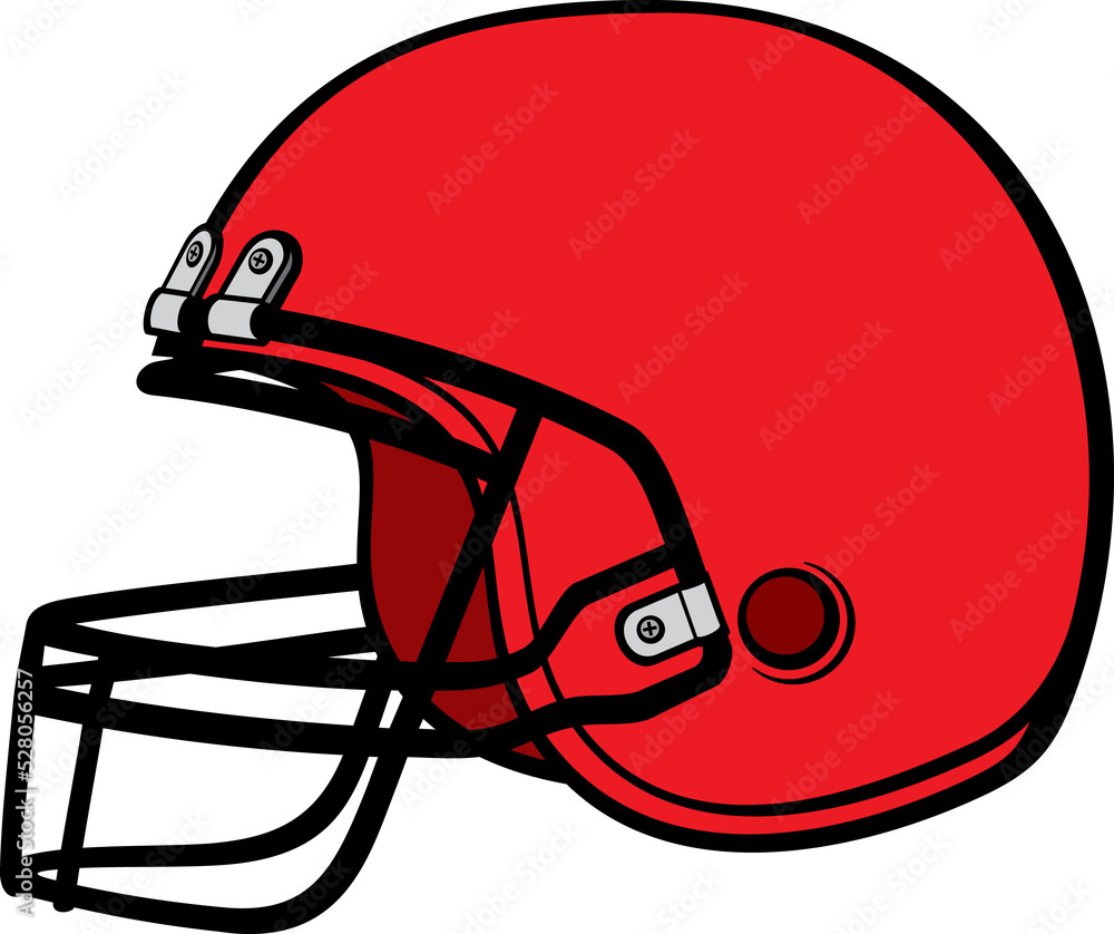 black football helmet matte side view American Football Helmet Isolated Side View Stock Illustration 1050462827