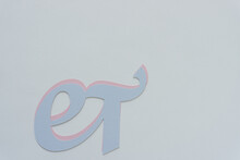 Logogram Et Isolated On Blank Paper