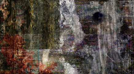 Canvas Print - Muted Abstract Painting