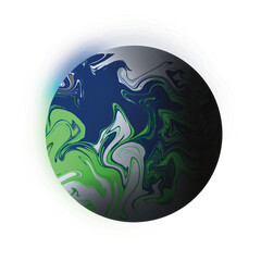 Wall Mural - planets in the solar system mercury, venus, earth, mars, jupiter, saturn, uranus, neptune, bluto, ex