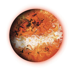 Wall Mural - planets in the solar system mercury, venus, earth, mars, jupiter, saturn, uranus, neptune, bluto, ex