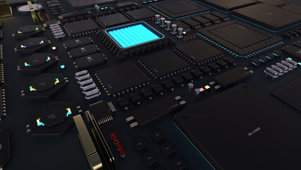 components of computing power on a chip . the concept of next-generation computer technology