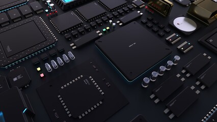 components of computing power on a chip . the concept of next-generation computer technology