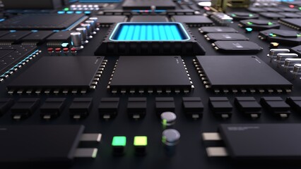 components of computing power on a chip . the concept of next-generation computer technology