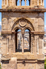 Wall Mural - Palermo, Italy: July 6, 2020: Palermo Cathedral is the cathedral church of the Roman Catholic Archdiocese of Palermo, located in Palermo, Sicily, southern Italy.