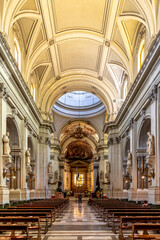 Wall Mural - Palermo, Italy: July 6, 2020: Palermo Cathedral is the cathedral church of the Roman Catholic Archdiocese of Palermo, located in Palermo, Sicily, southern Italy.