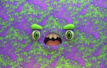 3D Faces render emote image creature surprised wonder 