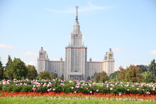 Moscow State University In The Sunshine Day