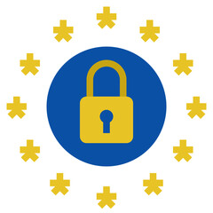 Poster - general data protection icon