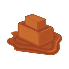 Sticker - melted caramel icon
