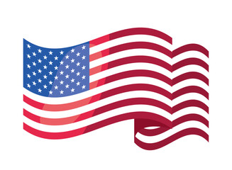 Poster - USA flag icon