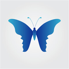 Canvas Print - butterfly vector illustration