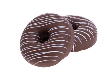 Wall Mural - chocolate donut isolated