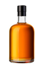 Wall Mural - whiskey bottle on transporent background