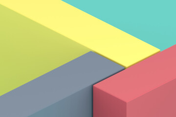 Wall Mural - product display background. 3d display stand.