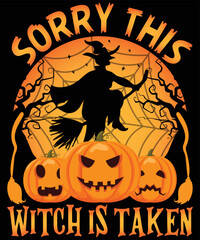 Wall Mural - Scarry Halloween t-shirt design vector