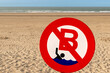 warning sing.no swimming. no swimming sing,belgium.verboden te baden