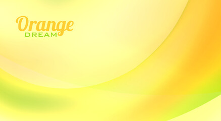 Poster - Orange dream. Summery wallpaper. Vector background