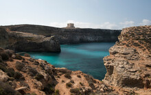 St Mary's Gun Battery On The East Side Of Comino Island, Malta