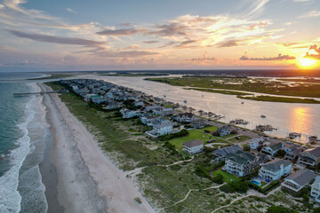 Wall Mural - Wrightsville Beach Sunset 4