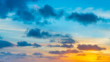 Fototapeta Zachód słońca - clouds and sky