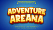 © prasetya nopin - adventure arena 3d text effect and editable text effect