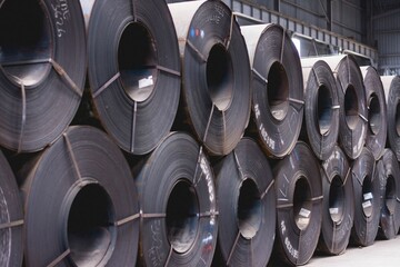 Display of domestic crude steels in a factory set up