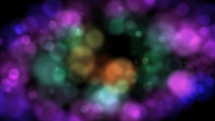Wall Mural - abstract colorful bokeh background
