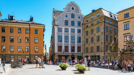 Wall Mural - Stockholm Gamla Stan Stortorget Panorama