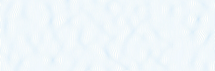 Wall Mural - background with abstract blue colored vector wave lines pattern - design element illustration	
