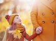 © candy1812 - Mother with daughter together in the autumnal park