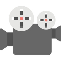 Poster - Movie Camera Vector Icon