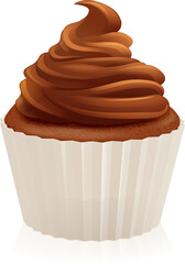 Wall Mural - Cupcake Chocolate Fair Cake Frosting Cream Muffin