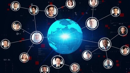 Poster - 多国籍の人々とグローバルネットワーク