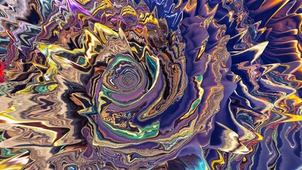 Wall Mural - Abstract 3D colorful splash texture, flower pattern abstract background. Modern design element, 3D rendering