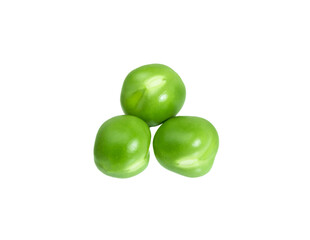 Canvas Print - Green peas isolated on white